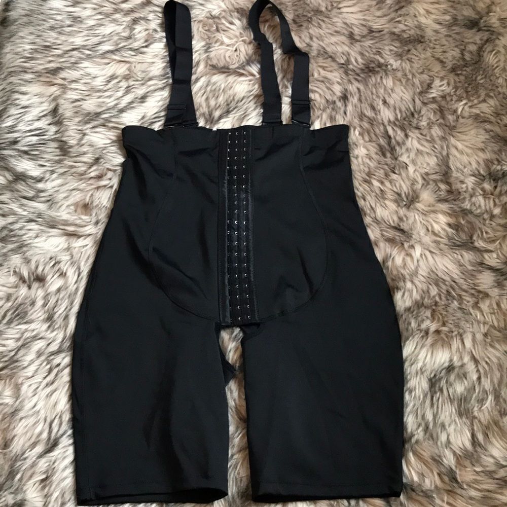 Designer Bottom Tummy Thigh Shaper black 2XL